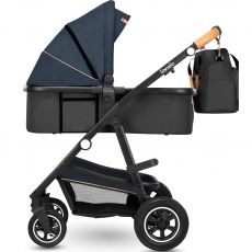 Дитячий візочок 3 в 1 Lionelo Amber Blue Navy